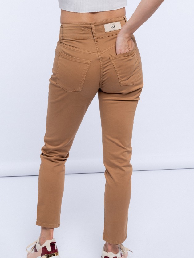 High waist trousers