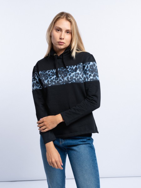 Sweater com encaixe estampado