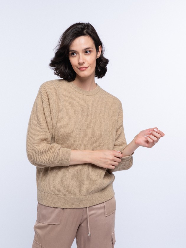 Sweater with lurex