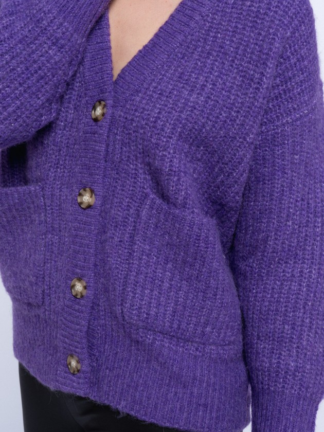 Cardigan with v neck