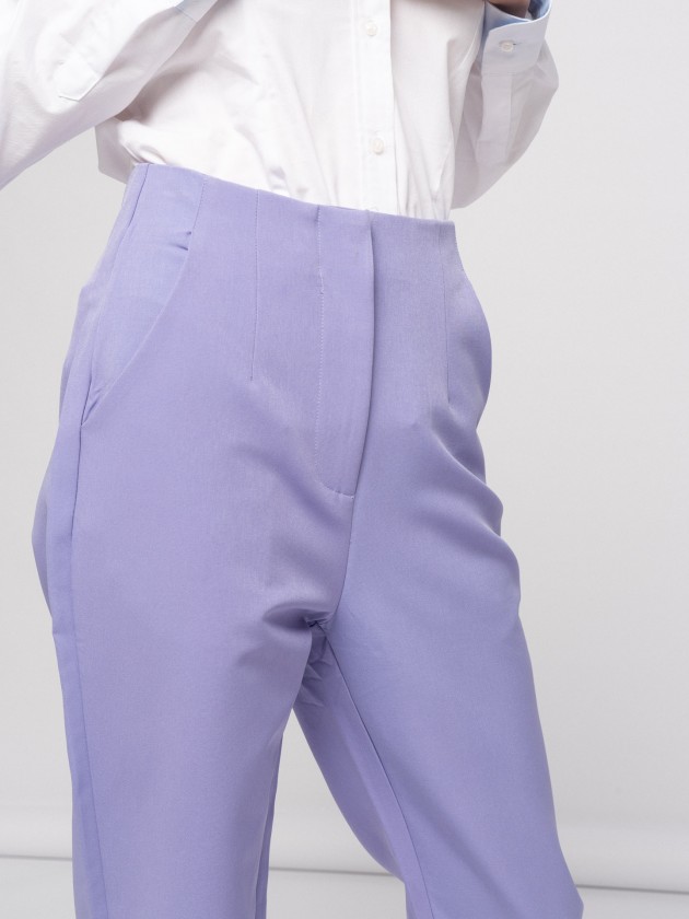 High waist classic trousers