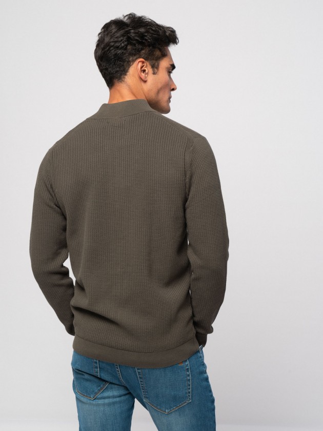 Knit coat