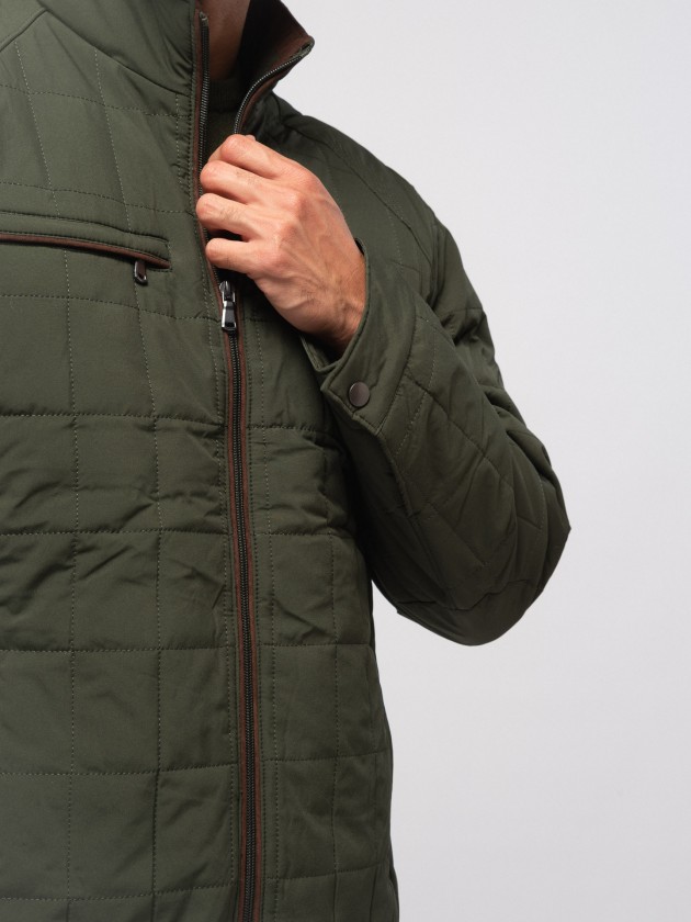 Classic coat with zip