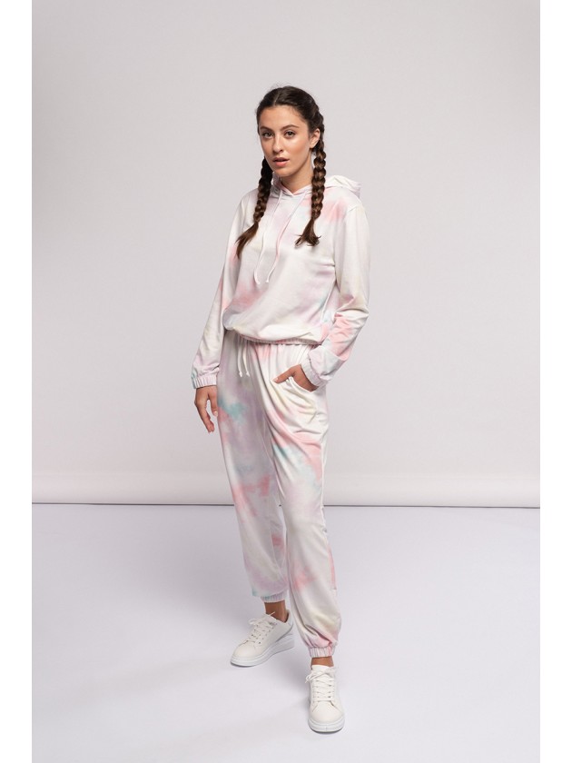 Sweater tie dye com capuz