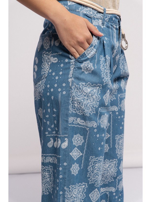 Patchwork trousers