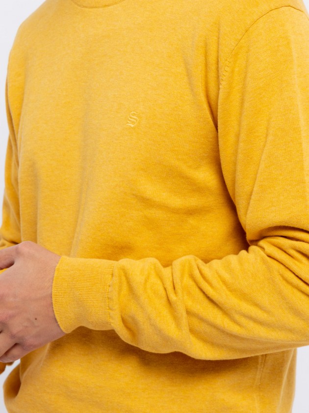 Camisola de malha com bordado