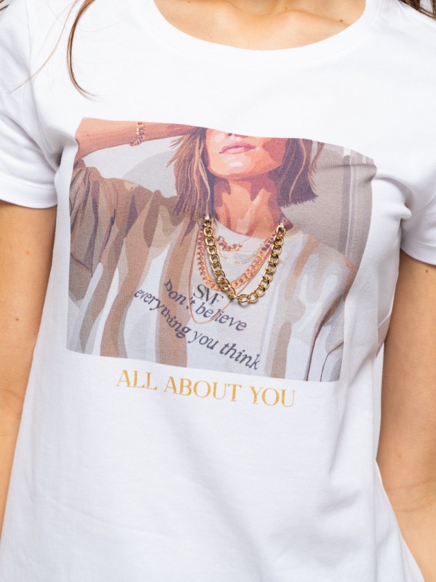 Girl print t-shirt