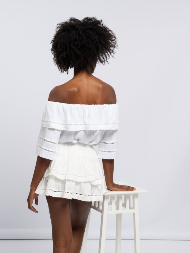 Blusa off the shoulder