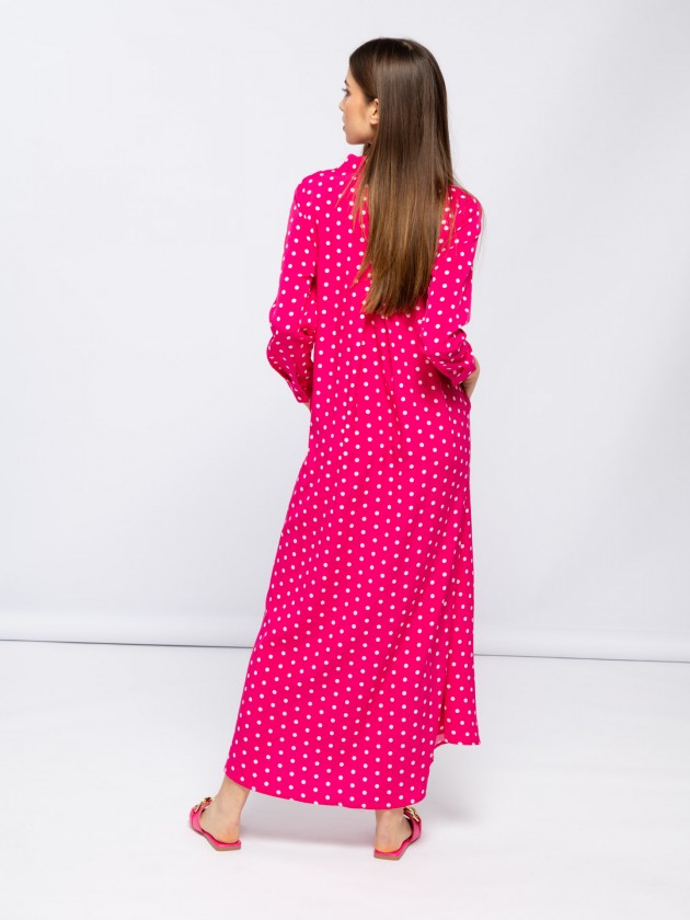 Vestido camiseiro estampado