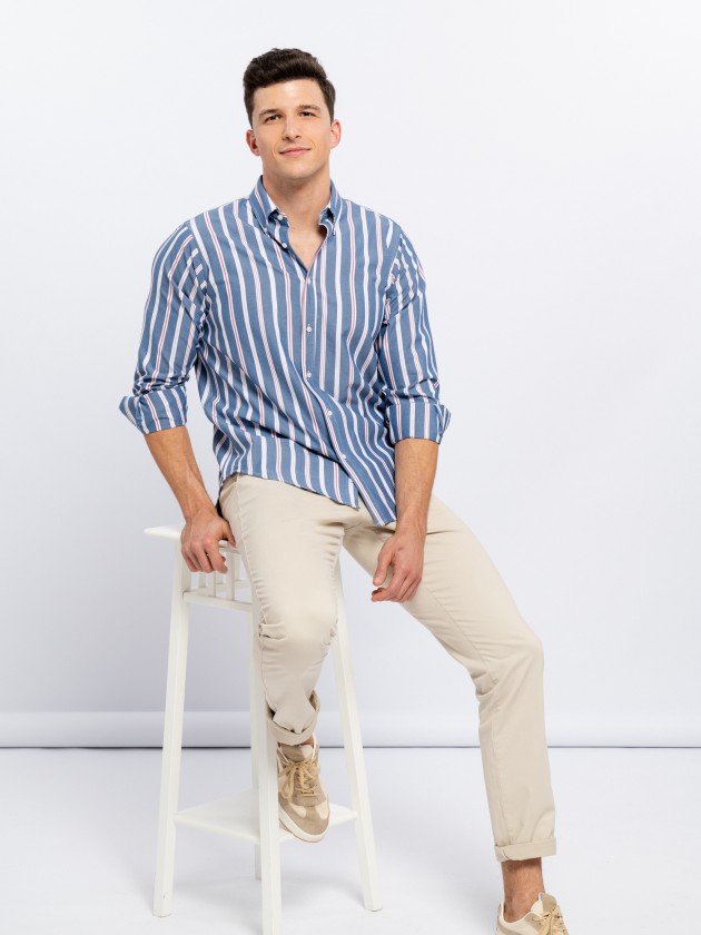 Camisa clssica xadrez