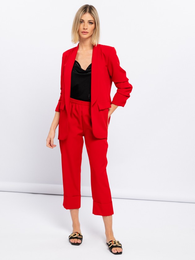 Trousers with elastic waist