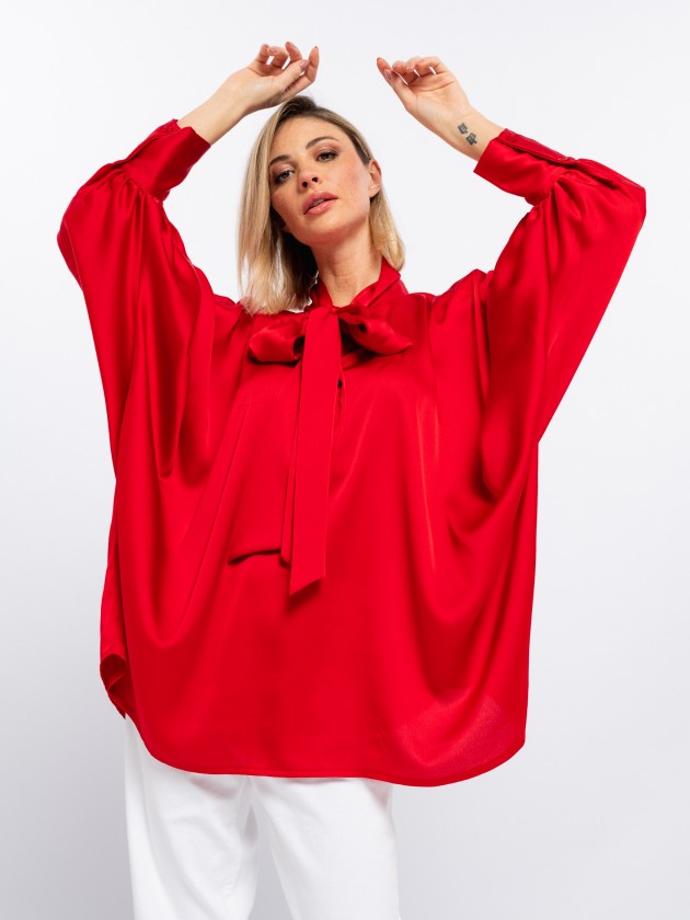 Satin tunic