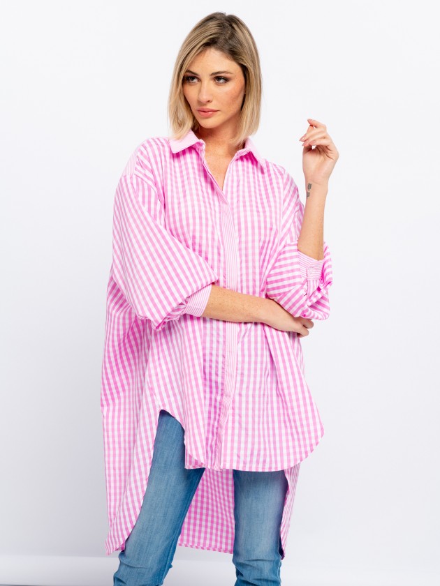 Tnica oversize vichy