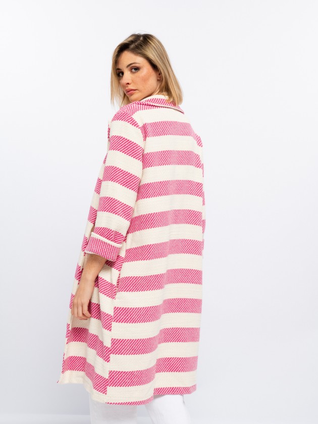 Striped coat