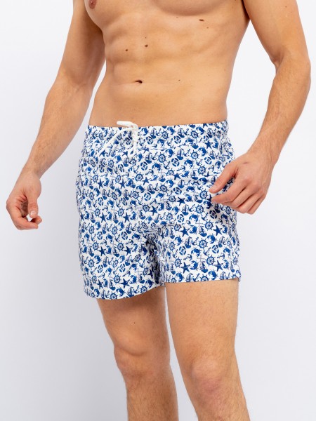Printed beach shorts
