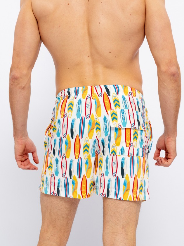 Printed beach shorts