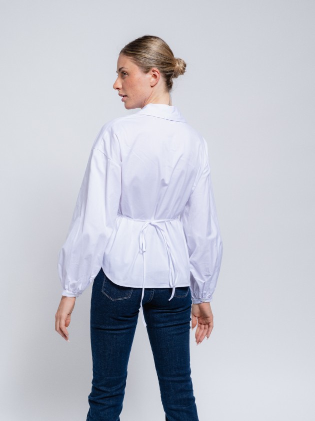 Double-breasted blouse