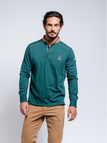 Double jersey polo