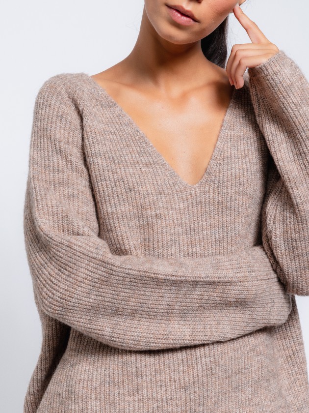 Knitted oversize sweater