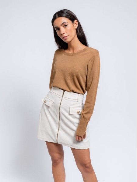 Mini skirt with pockets