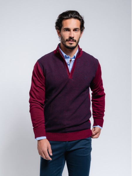 Knitted polo