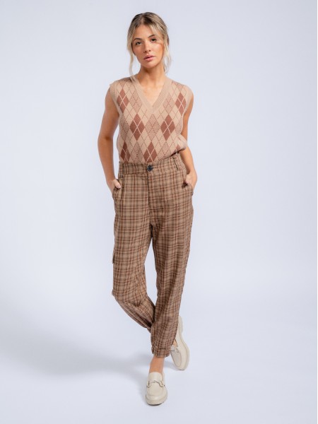 Chess trousers with pockets
