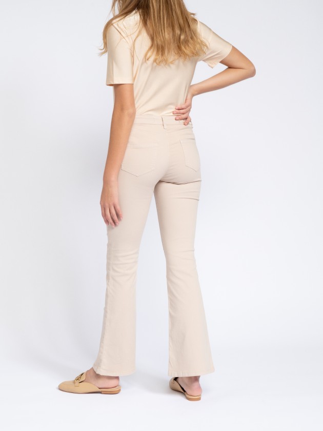 Hight waist flare trousers