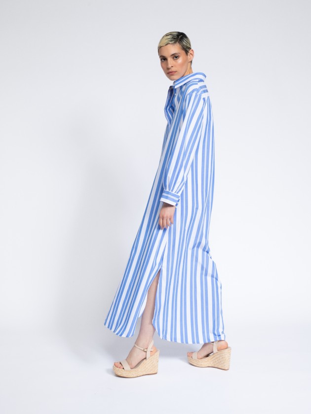 Robe chemise  rayures