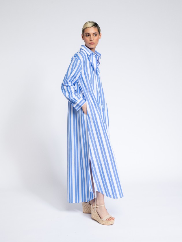 Robe chemise  rayures