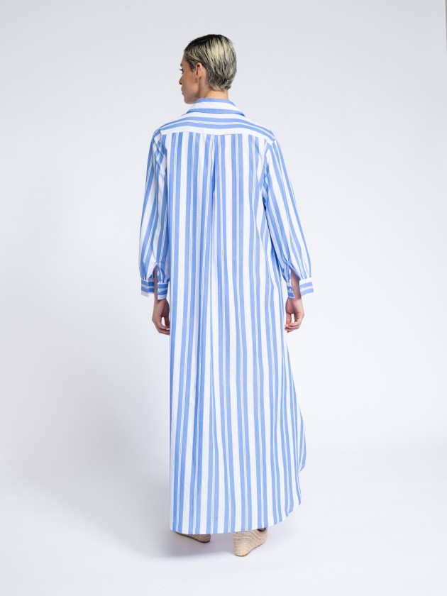 Robe chemise  rayures