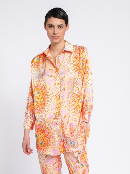 Tunique satine imprime