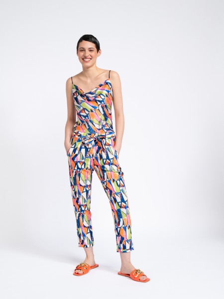 Tropical prints pants