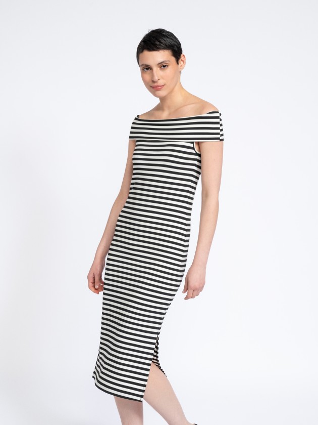 Off-the-shoulder dress