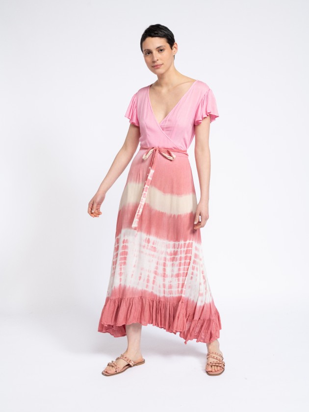 Vestido trespasse tie dye