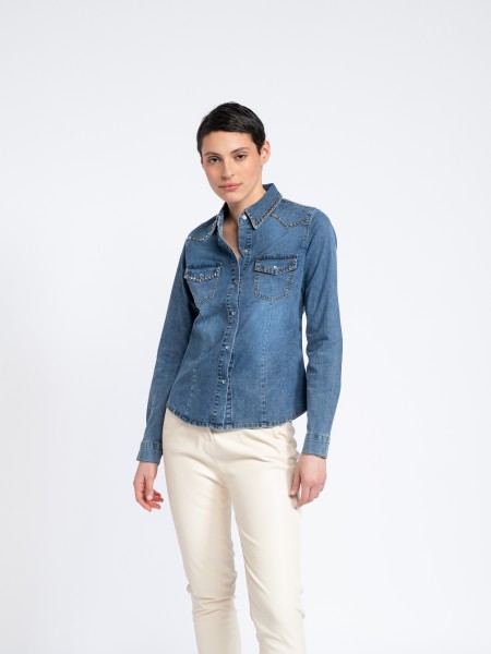 Blusa 63%co 35%pe 2%et