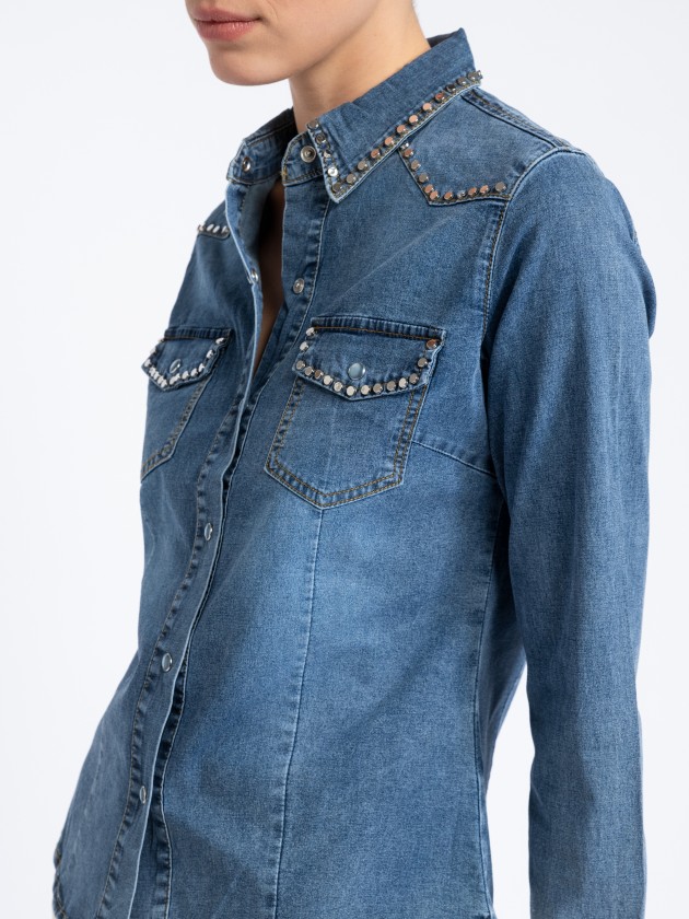 Blusa 63%co 35%pe 2%et