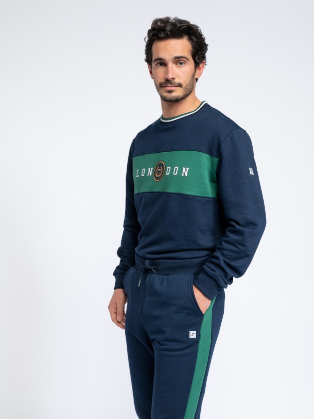 Sweater com encaixes
