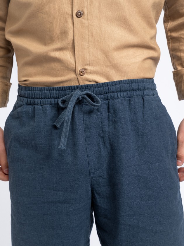 Linen shorts