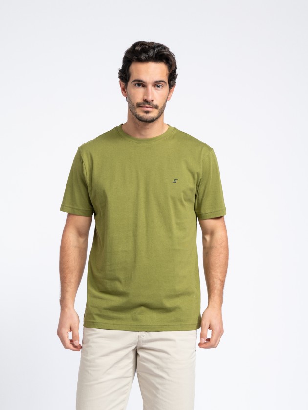 T-shirt basique avec broderie