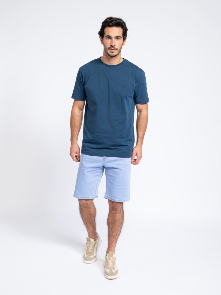 Embroided stamped basic t-shirt