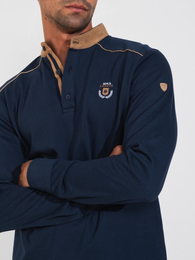 Double jersey polo