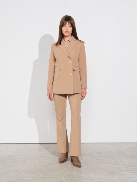 Blazer com botes dourados