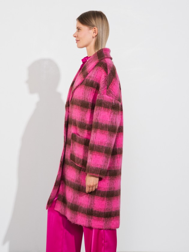 Long coat with front pockets