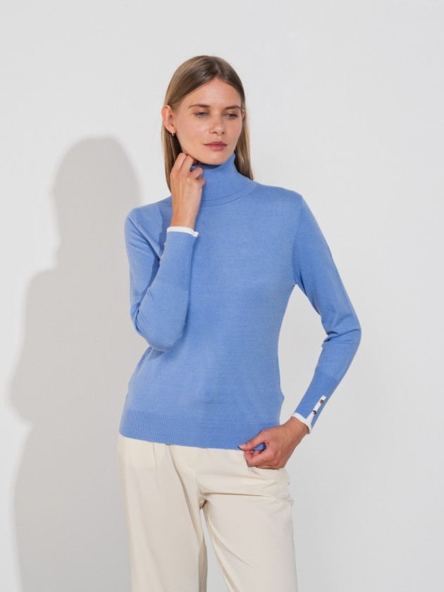 Turtleneck knitwear sweater
