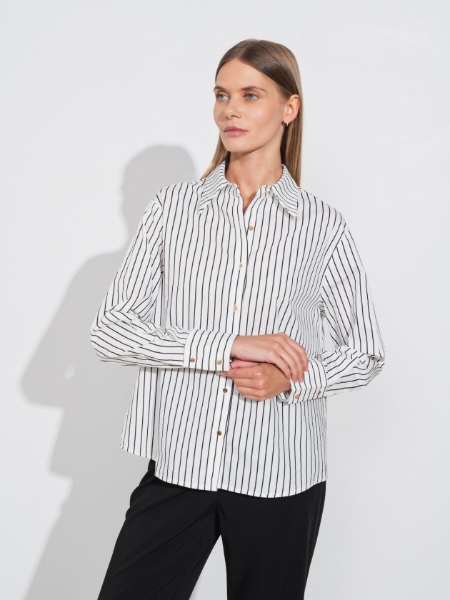 Classic striped blouse