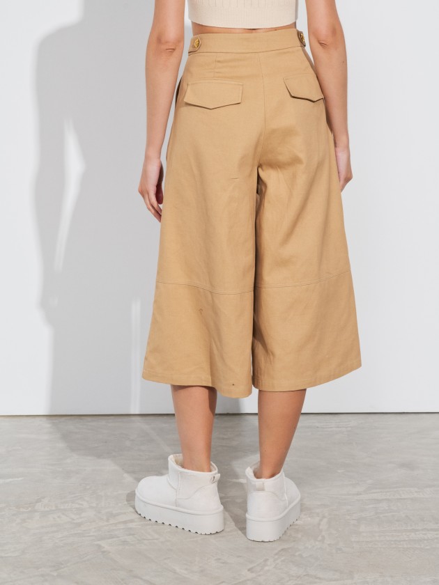 Calas culottes de cintura subida