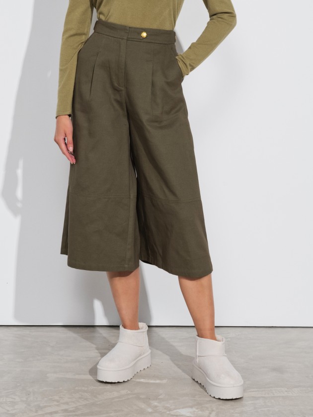 Calas culottes de cintura subida