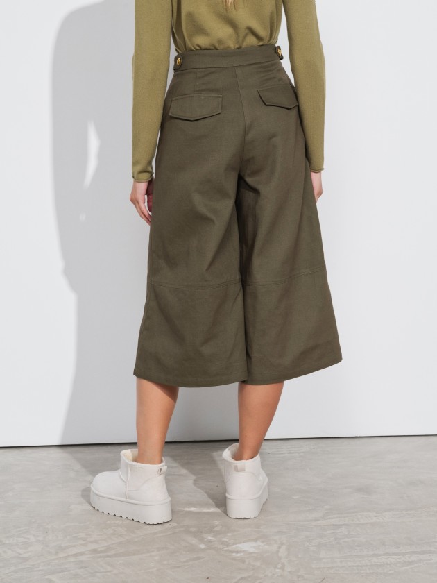Calas culottes de cintura subida