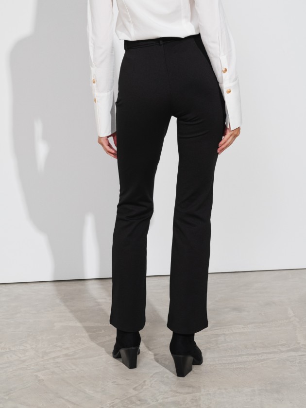 Classic trousers with a belt