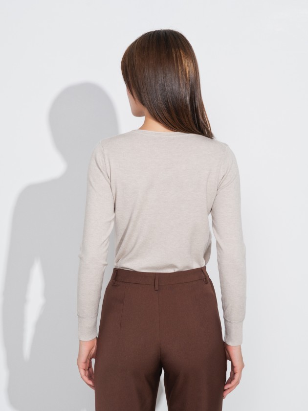 Camisola bsica de malha